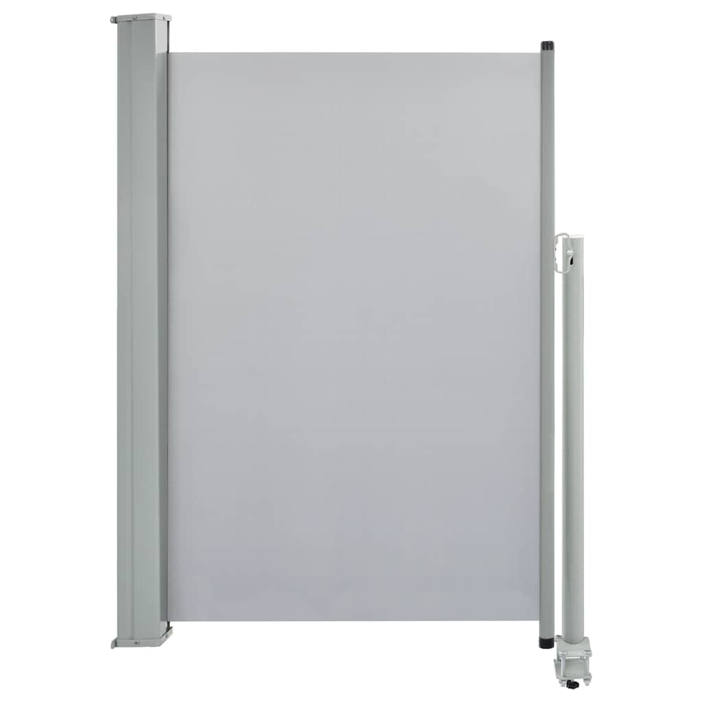 VidaXL Tuinscherm uittrekbaar 120x300 cm grijs