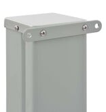 VidaXL Tuinscherm uittrekbaar 120x300 cm zwart