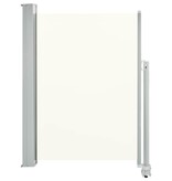 VidaXL Tuinscherm uittrekbaar 100x300 cm crèmekleurig