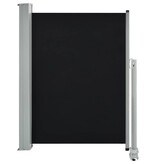 VidaXL Tuinscherm uittrekbaar 100x300 cm zwart