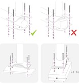 VidaXL Tuinscherm uittrekbaar 100x300 cm zwart