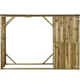 VidaXL Tuinschuur 253x80x170 cm grenenhout