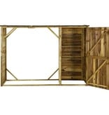 VidaXL Tuinschuur 253x80x170 cm grenenhout