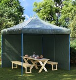 VidaXL Tentwanden 2 st met ritssluiting PE groen