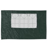 VidaXL Tentwanden met raam PE groen 2 st