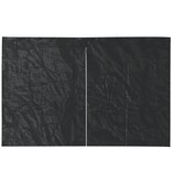 VidaXL Tentwanden met ritssluiting PE antraciet 2 st