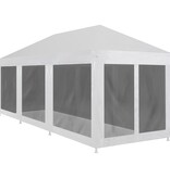 VidaXL Partytent met 8 mesh zijwanden 9x3 m