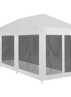 VidaXL Partytent met 8 mesh zijwanden 9x3 m