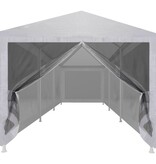 VidaXL Partytent met 8 mesh zijwanden 9x3 m