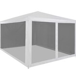 VidaXL Partytent met 4 mesh zijwanden 4x3 m