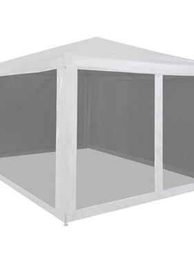 VidaXL Partytent met 4 mesh zijwanden 4x3 m