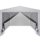 VidaXL Partytent met 4 mesh zijwanden 4x3 m