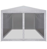 VidaXL Partytent met 4 mesh zijwanden 3x3 m