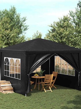 VidaXL Partytent 3x3 m antracietkleurig