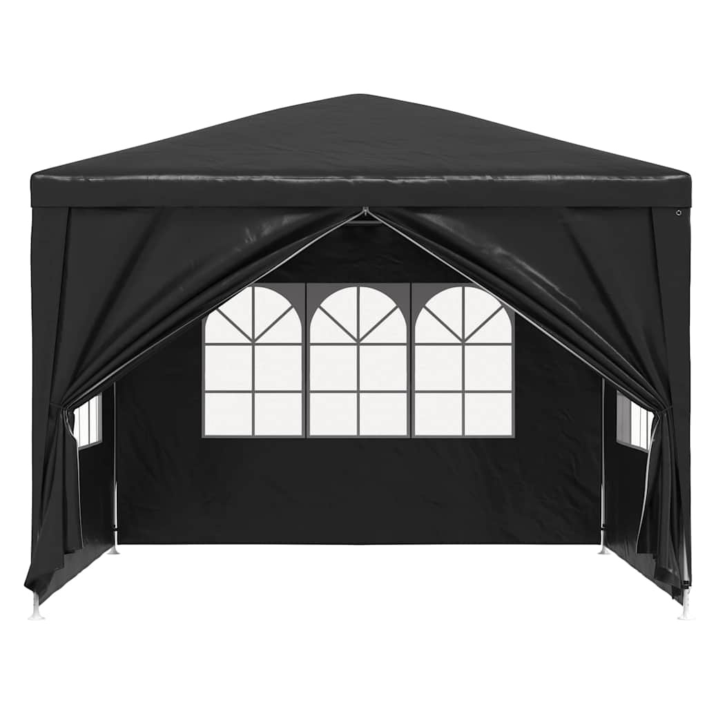 VidaXL Partytent 3x3 m antracietkleurig