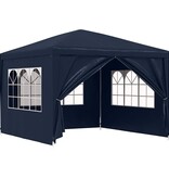 VidaXL Partytent 3x3 m blauw