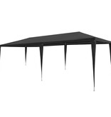 VidaXL Partytent 3x6 m PE antraciet