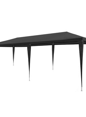 VidaXL Partytent 3x6 m PE antraciet