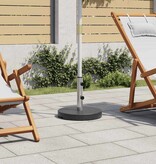 VidaXL Parasolvoet rond 20 kg graniet zwart