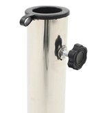 VidaXL Parasolvoet rond 20 kg graniet zwart