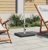 VidaXL Parasolvoet vierkant 28,5 kg graniet zwart