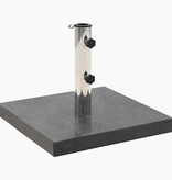 VidaXL Parasolvoet vierkant 28,5 kg graniet zwart