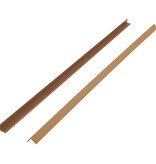 VidaXL Terras hoekplinten 5 st 170 cm HKC teakkleurig