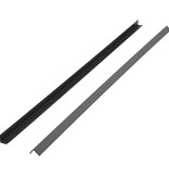 VidaXL Terras hoekplinten 5 st 170 cm HKC grijs