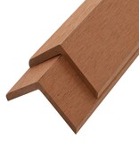 VidaXL Terras hoekplinten 5 st 170 cm HKC lichtbruin