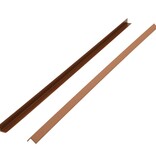 VidaXL Terras hoekplinten 5 st 170 cm HKC lichtbruin