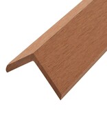 VidaXL Terras hoekplinten 5 st 170 cm HKC lichtbruin