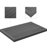 VidaXL Vloerelement voor solardouche of zwembadladder HKC