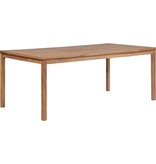 VidaXL Tuintafel 200x100x77 cm massief teakhout