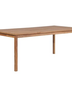 VidaXL Tuintafel 200x100x77 cm massief teakhout