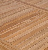 VidaXL Tuintafel 200x100x77 cm massief teakhout