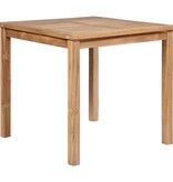 VidaXL Tuintafel 80x80x77 cm massief teakhout