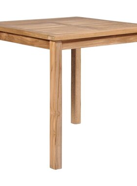 VidaXL Tuintafel 80x80x77 cm massief teakhout