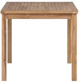 VidaXL Tuintafel 80x80x77 cm massief teakhout