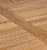 VidaXL Tuintafel 80x80x77 cm massief teakhout