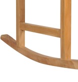VidaXL Schommelstoel massief teakhout