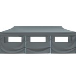VidaXL Vouwtent pop-up met 8 zijwanden 870x291x315 cm antraciet