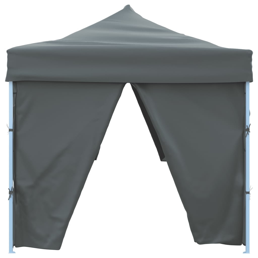 VidaXL Vouwtent pop-up met 8 zijwanden 870x291x315 cm antraciet