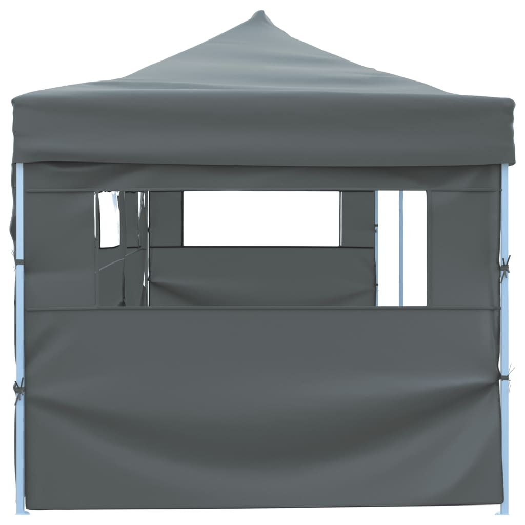 VidaXL Vouwtent pop-up met 5 zijwanden 870x291x315 cm antraciet