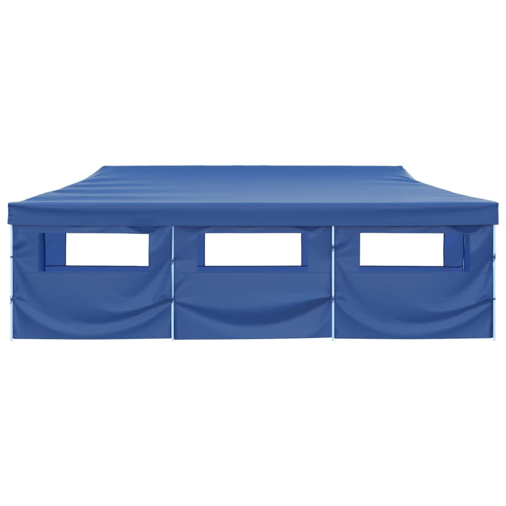 VidaXL Vouwtent pop-up met 8 zijwanden 870x291x315 cm blauw