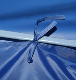 VidaXL Vouwtent pop-up met 5 zijwanden 3x9 m blauw
