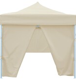 VidaXL Vouwtent pop-up met 8 zijwanden 870x291x315 cm crème