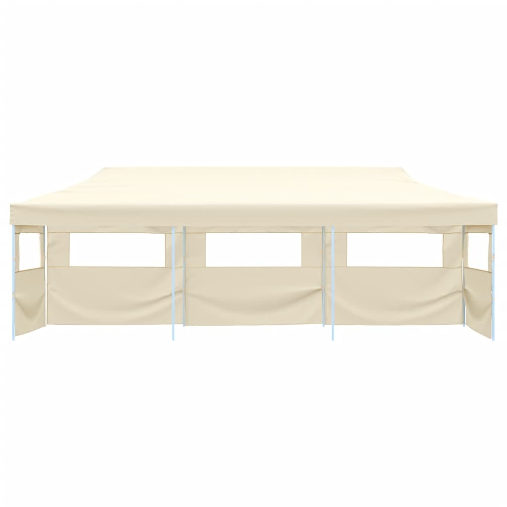 VidaXL Vouwtent pop-up met 5 zijwanden 3x9 m crème