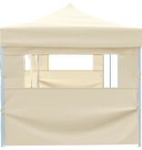 VidaXL Vouwtent pop-up met 5 zijwanden 3x9 m crème