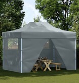 VidaXL Vouwtent pop-up met 4 zijwanden 3x4,5 m antraciet