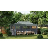 VidaXL Partytent pop-up inklapbaar met zijwanden 3x6 m antraciet